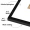 Americanflat Set of 3 Picture Frames - Gallery Wall Set with One 18x24 with 8x10 Mat, One 11x14 with 5x7 Mat and One 9x12 with 4x6 Mat - Black